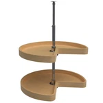 Rev-a-shelf 24" Lazy Susan Kidney-shaped 2-SHELF Kitchen Cabinet, 4WLS472-24-52. Fixed Price $335.99.