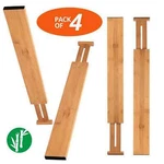 New Lipper International 8896 Premium Bamboo Drawer Dividers Set Of 4. Fixed Price $32.97.