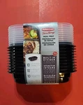 Rubbermaid 20PC Take Alongs Mealprep Containers Set Freezer/microwave/dishwasher. Fixed Price $12.95.