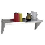 New Age Industrial NS793 Aluminum Wall Shelf, 15"D X 48"W 13-1/4"H, Silver. Fixed Price $220.99.