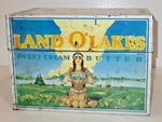 Vintage Land Lakes Sweet Cream Butter Recipe Tin W/ 10 Original Dividers & Mia. Fixed Price $31.99.