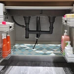 Under The Sink Mat, 24 X 36 In, Durable & Waterproof Premium Mats To Protect Kit. Fixed Price $22.48.