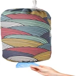 Plastic Bag Holder, Wall Mount Organizer 20X8, Color Arc. Fixed Price $12.54.