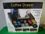 Lipper International Coffee Drawer Space Saver Under Brewer 36 Pods C2. Fixed Price $16.95.