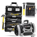 Updated Tool Roll Bag Organizer, Name Tags, 6 Detachable Pouches. Fixed Price $26.62.