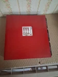 C.r. Gibson Red Leather Deluxe Kitchen Binder With Recipes And Cards. Fixed Price $25.00.