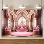 Yongfoto Castle Backdrop 5X3FT Queen Throne Sweet Girl Princess European Styl.... Fixed Price $17.21.