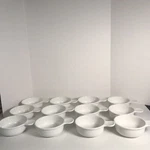 12 Grab Bowls Handle Corningware 444ML P-150B Microwave French White 15OZ. Fixed Price $130.00.