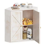 Trironsun Corner Bread Box For Kitchen Counter Double Layer Bamboo Stor.... Fixed Price $69.59.