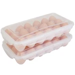 Stackable Plastic Egg Holder Box, 18-CAVITY Dishwasher Safe White One Size. Fixed Price $42.99.