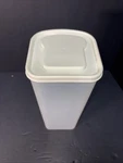 Buddeez Vtg Bread Keeper With (2) Lids Storage Dispenser Space Cash Saver Cream. Fixed Price $19.00.