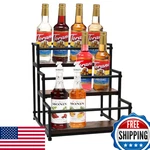 Staever Coffee Syrup Rack 3-TIER 12 Bottles Holder Liquor. Fixed Price $42.18.