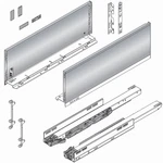 Legrabox Pure W/ Blumotion/ Tip-on Drawer Orion Grey 770C40S0S. Fixed Price $78.50.