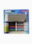Dry Marker Starter Set 80675. Expo Low Odor Ink With Eraser And Cleaner. Fixed Price $9.96.