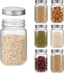 Plastic Jars With Lids, Clear Mason Airtight &. Fixed Price $34.99.