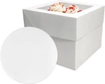 3 Sets Boxes 12X12X10 Inches With Boards Bakery For Cakes. Fixed Price $25.77.