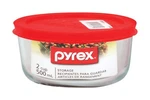 Pyrex Round W/lid Red 2C. Fixed Price $47.44.
