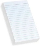 Home Advantage Vertically Ruled Mini Index Cards, Note 3X5, Blue,white. Fixed Price $14.76.