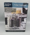 Nifty Solutions T-discs Pod Carousel Holder Coffee Storage Organizer 40 Cup Rack. Fixed Price $8.00.