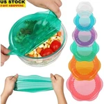 Silicone Stretch Lids Airtight Food Covers Reusable Kitchen Storage Solutions. Fixed Price $23.82.