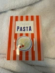 Target Bullseye's Ceramic Kitchen Utensil Holder 6"H "perfect Pasta" (new). Fixed Price $15.00.