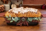 Faux Iced Nut Bread Loaf / Primitive Country Kitchen Farmhouse Fake Bake Food. Fixed Price $28.15.