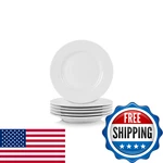 10 Strawberry Street Simply Round 6" Appetizer Plate, Set Of 6, White, 6RD-6ACE-. Fixed Price $29.20.