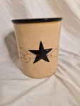 Park Designs Star Vine Ceramic Utensil Crock Primitive Farmhouse Kitchen Holder. Fixed Price $25.00.