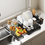 Oroonoko Extendable Dish Drying Rack,large Drainer For Kitchen Co.... Fixed Price $39.80.