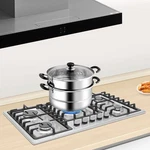 5 Burners Gas Stove Stainless Steel Ng Cook-top For Home/commercial Kitchens. Fixed Price $167.33.