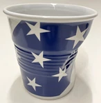 Revol Porcelain 646101 Crumple Cup America Us Flag Ice Bucket Buffet France. Fixed Price $49.99.