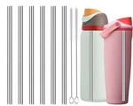 Haundry 6PCS Metal Straw Replacement Compatible With Owala 10MM, SILVER-40OZ. Fixed Price $12.81.