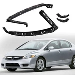 Front Bumper And Headlight Brackets Support Set Compatible With Honda Civic S.... Fixed Price $66.92.