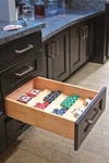 Rev-a-shelf 4SDI-18 16 Inch 3 Tier Trim-to-fit Wooden Spice Drawer Storage. Fixed Price $74.99.