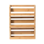 Lipper International 8840 Bamboo 3-TIER Spice Rack 2.75" Depth Kitchen Organizer. Fixed Price $50.85.
