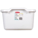 Rubbermaid 2970-AR Wht Antimicrobial White Plastic Dish Pan 15.5 X 12.75. Fixed Price $24.76.