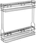 18 Inch Pull Out Steel Wire Basket Shelf Storage Organizer For Kitchen Sid. Fixed Price $115.36.