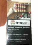 Kitchen Rv Spice Gripper Clip Strip 20 Jar Rack Storage Holder Wall Cabinet Door. Fixed Price $8.00.