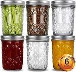Verones Wide Mouth Mason Jars 16OZ, 6PACK, Clear. Fixed Price $28.88.