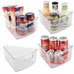 Sorbus Lazy Susan Storage Organizer W/ Front Handle For Kitchen Cabinet (4-PACK). Fixed Price $48.99.