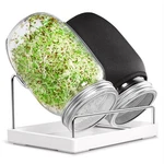 Sbmkk Seed Sprouting Kit - 2 Wide Mouth Mason With 316 Two Jars, No. Fixed Price $34.52.