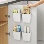 Nmgkokew 4 Piece Kitchen Cabinet Door Storage Box,self Adhesive Wall 1, White. Fixed Price $24.18.