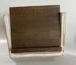 Recipe Card Holder By Mud Pie Home White Washed Wood Kitchen Farmhouse. Fixed Price $10.80.