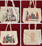 Nyc Tote Bag 100% Cotton Canvas New York City Beach Shopping Gym. Fixed Price $13.00.