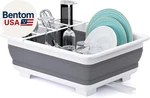 Collapsible Dish Drying Rack Portable Dinnerware Drainer Organizer For Kitchen. Fixed Price $27.42.