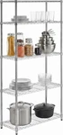 5-TIER Heavy Duty Adjustable Shelving Unit, 200-LB Per Shelf Nsf Certified Metal. Fixed Price $157.99.