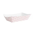 Boardwalk Paper Food Baskets, 5LB Capacity, Red/white, 500/CARTON. Fixed Price $76.80.