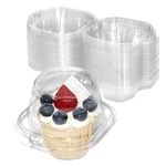 200 Pack Individual Cupcake Containers, Plastic Boxes With Lids, Stac.... Fixed Price $49.31.