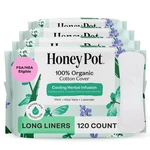 Panty Liners 120CT Herbal Essential Oils Organic Cotton Honey Pot Company Long. Fixed Price $51.99.