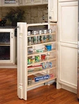 Rev-a-shelf 6 In Tall Filler Organizer Kitchen Pullout, Natural. Fixed Price $334.00.